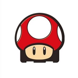 Super Mario Adventure Life at Home Mushroom Rubber Coaster